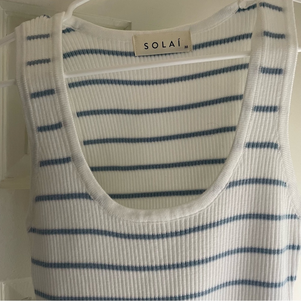 Solai Ribbed Tank Mini Dress, M - Picture 3 of 4